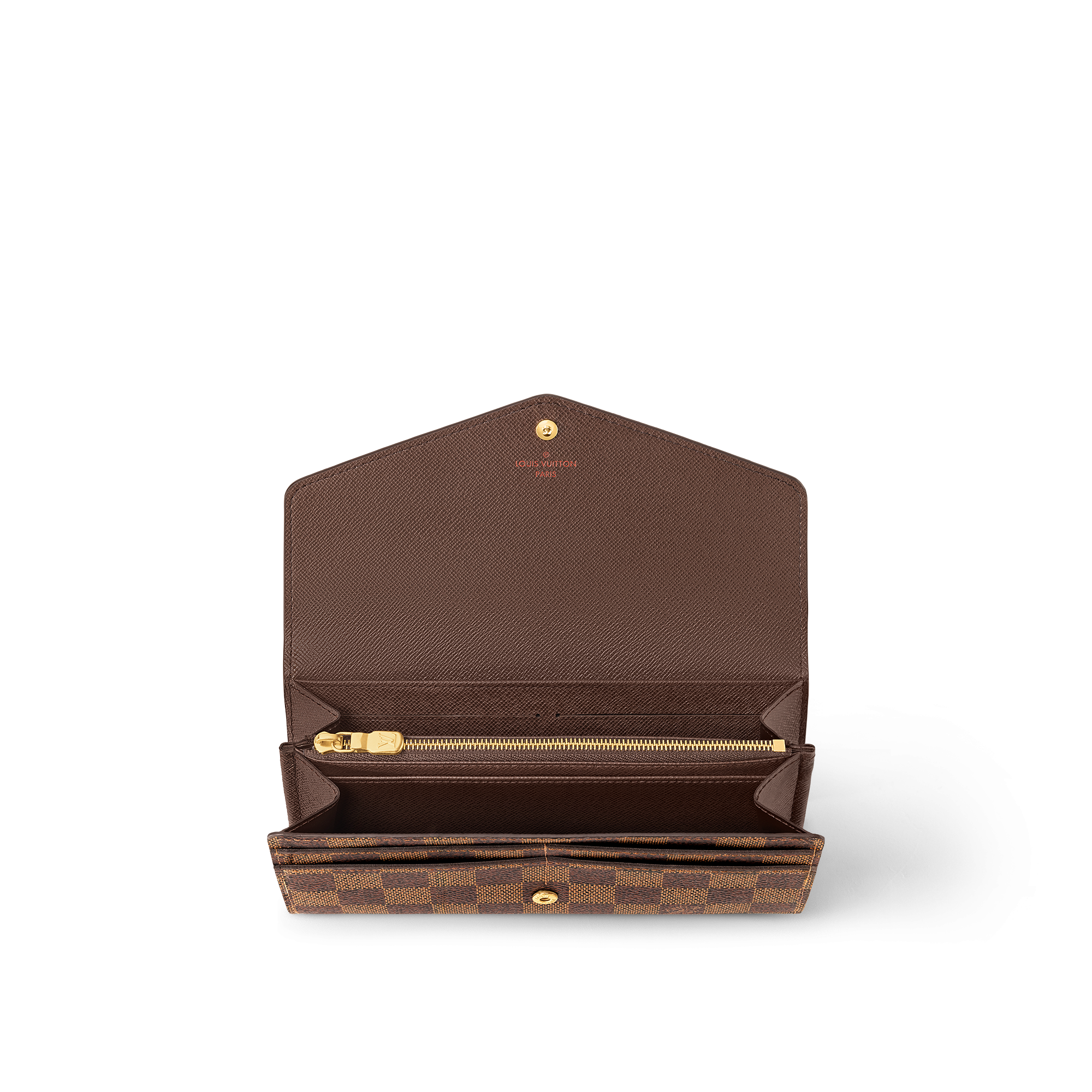 Sarah Wallet Damier Ebene in Women's Wallets and Small Leather Goods All Wallets and Small Leather Goods for Women collections by Louis Vuitton (Product zoom)